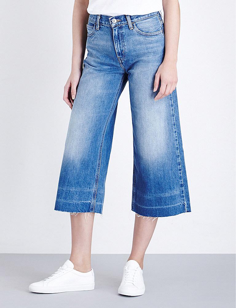 ladies wide leg culottes